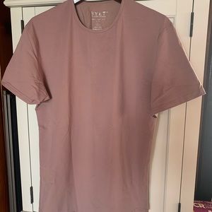 BYLT DESIGNER MENS TEE SHIRT, DROP CUT STYLE, LUX BLEND FABRIC, SHORT SLEEVE